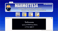 Desktop Screenshot of marmotte34.fr