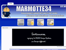 Tablet Screenshot of marmotte34.fr